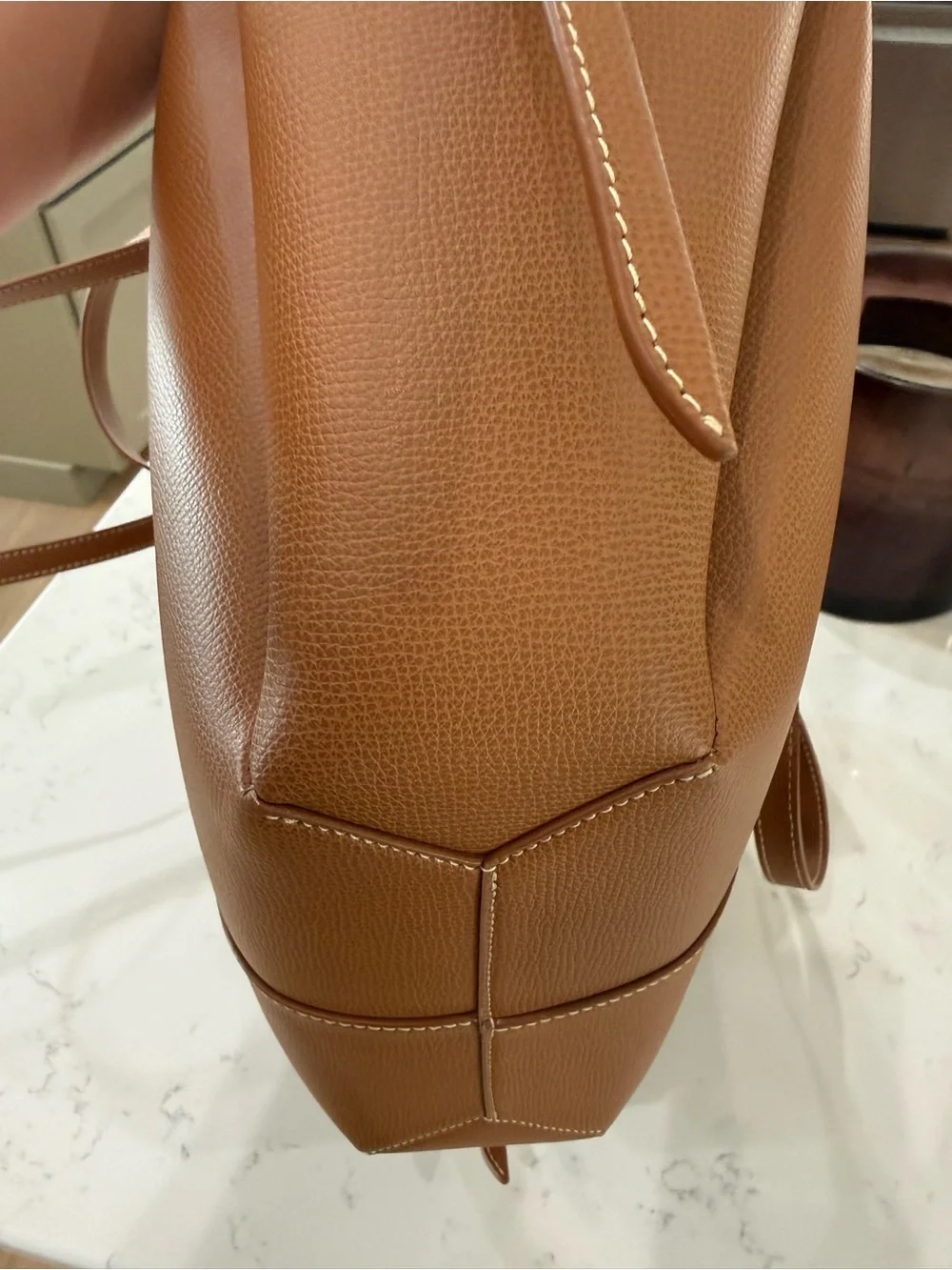 Polene Cyme Textured Camel